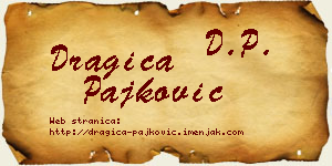 Dragica Pajković vizit kartica